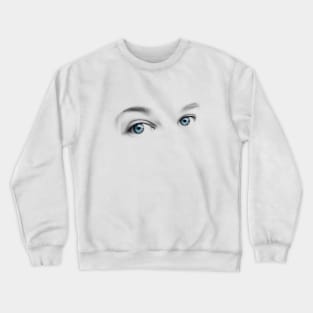 Piercing Blue Eyes Crewneck Sweatshirt